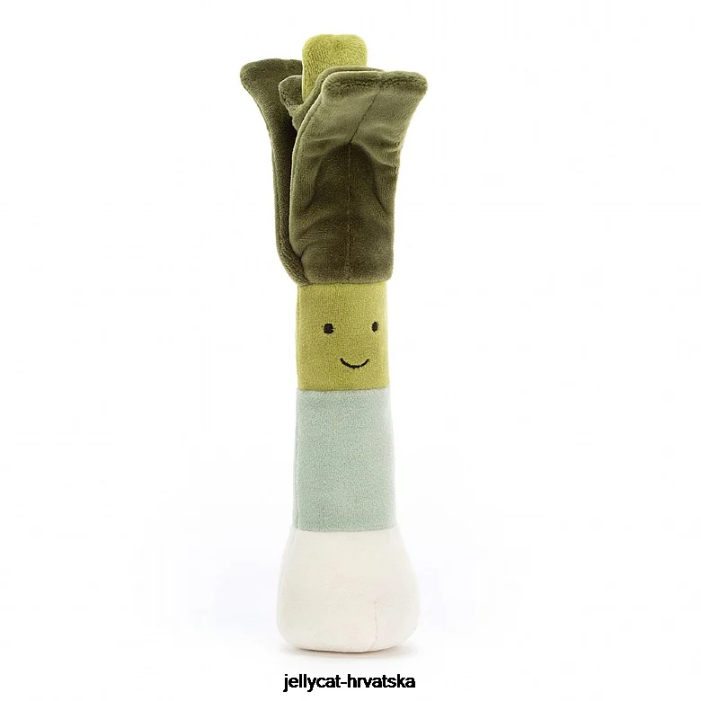Jellycat živahno povrće poriluk zeleni 659 igračka