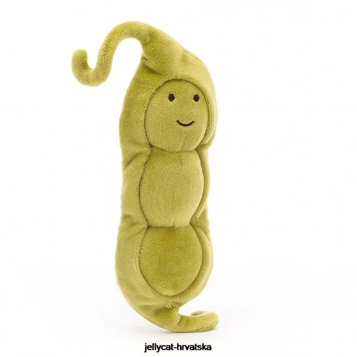 Jellycat živahno povrće zeleni grašak 167 igračka