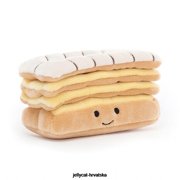 Jellycat lijepa slastičarnica mille feuille višebojan 110 igračka