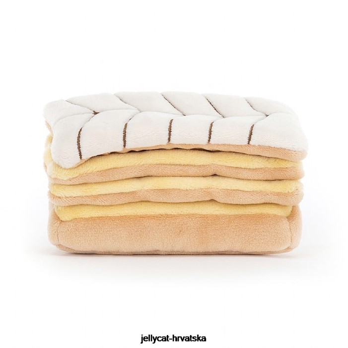 Jellycat lijepa slastičarnica mille feuille višebojan 110 igračka