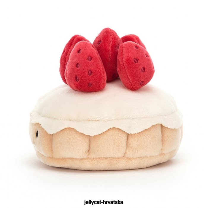 Jellycat lijepa slastičarnica tarte aux fraises višebojna 26 igračka