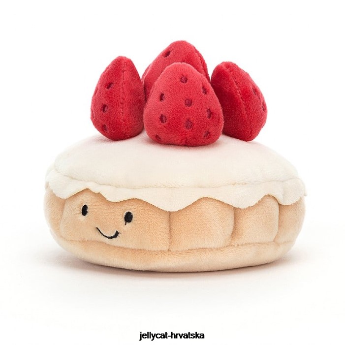 Jellycat lijepa slastičarnica tarte aux fraises višebojna 26 igračka