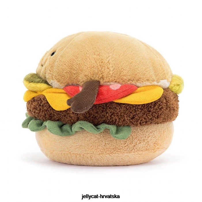 Jellycat zabavan burger u više boja 88 igračka