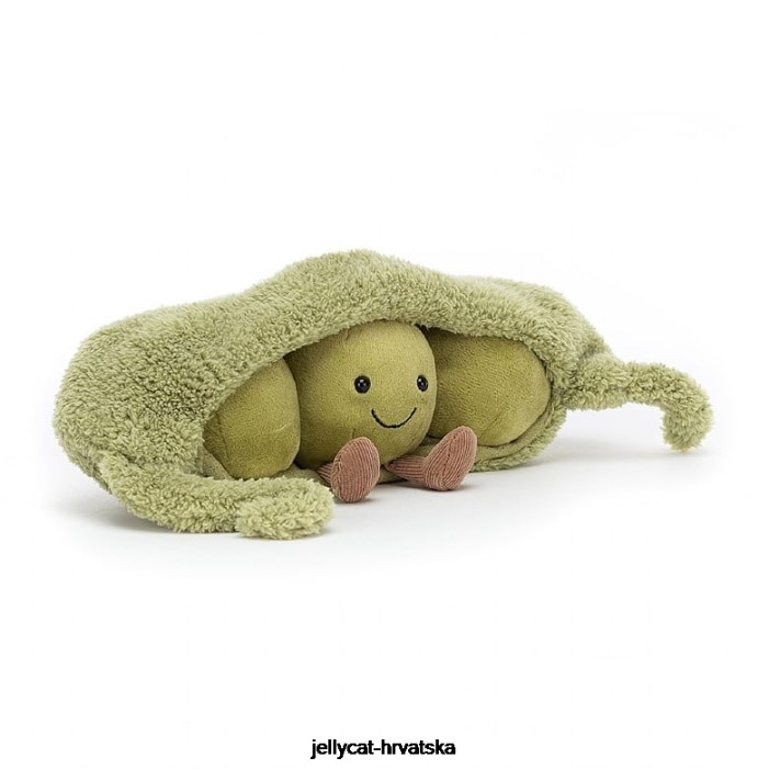 Jellycat zabavan grašak u zelenoj mahuni 590 igračka