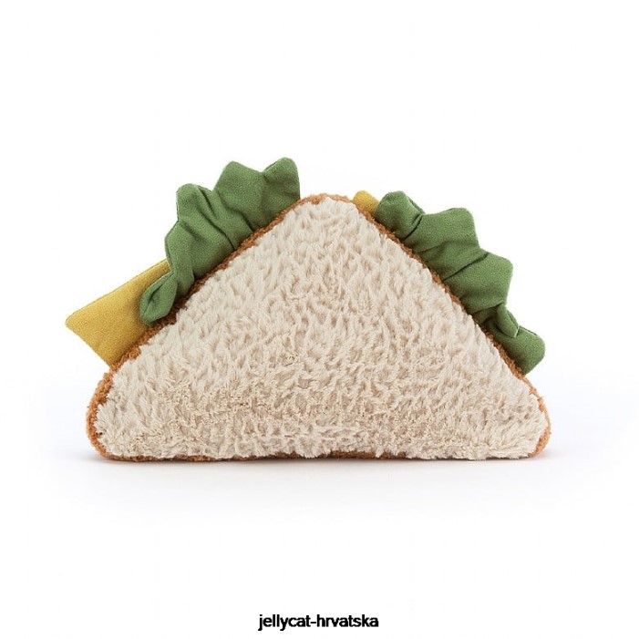 Jellycat zabavan sendvič bež 164 igračka