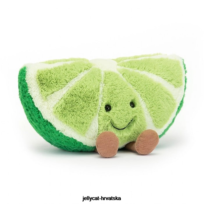Jellycat zabavna limeta zelena 512 igračka