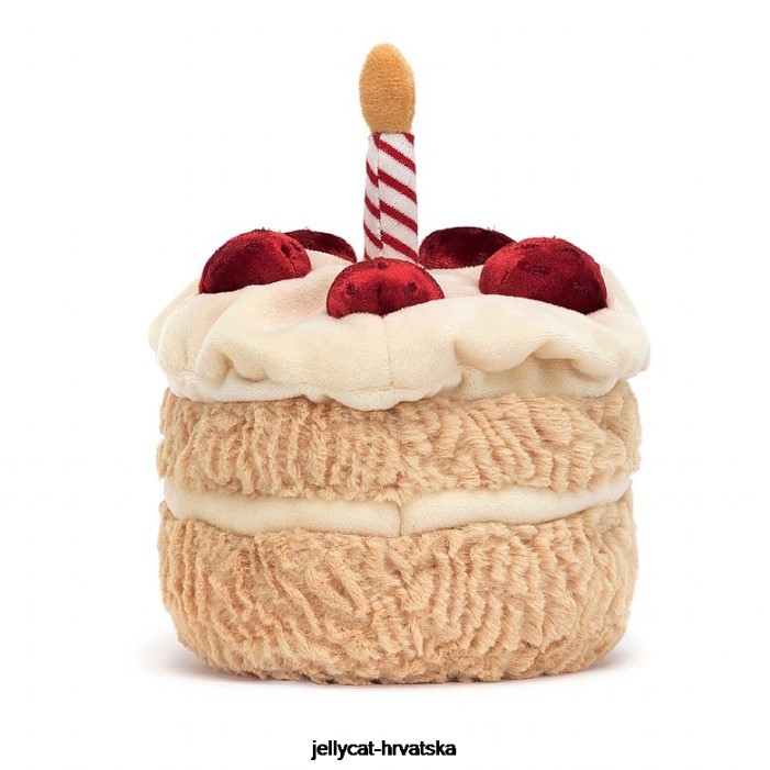 Jellycat zabavna rođendanska torta u više boja 528 igračka