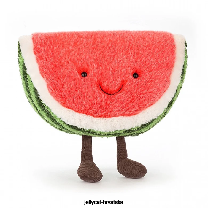Jellycat zabavna ružičasta lubenica 602 igračka