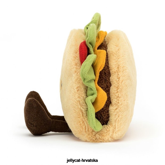 Jellycat zabavna taco bež 57 igračka