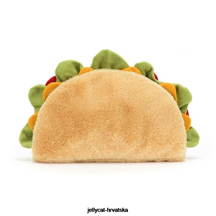 Jellycat zabavna taco bež 57 igračka