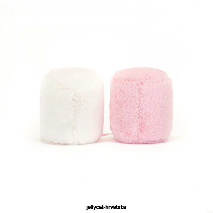 Jellycat zabavni ružičasti i bijeli marshmallows višebojni 603 igračka