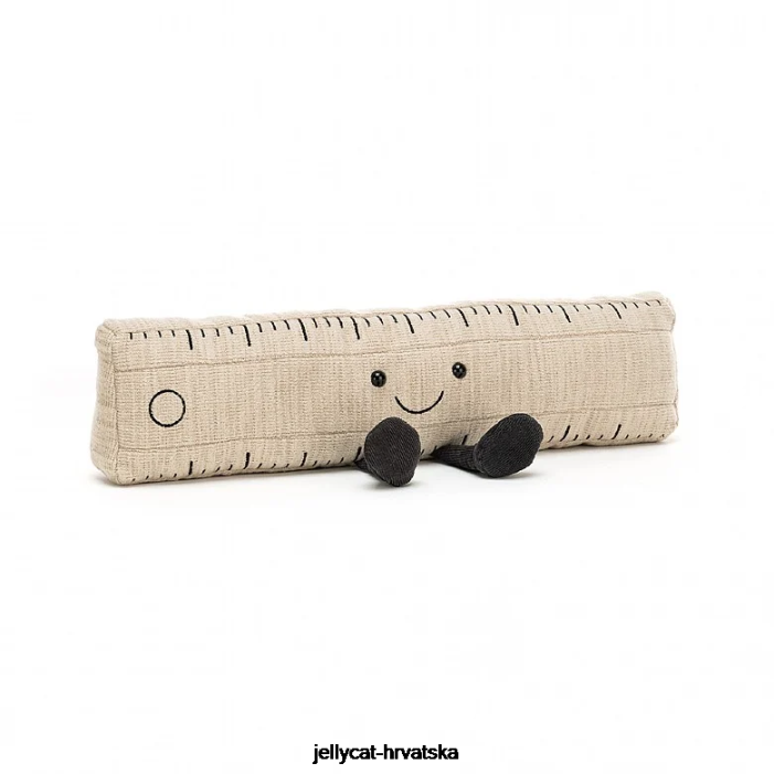 Jellycat pametno ravnalo za tiskanice bež 481 igračka