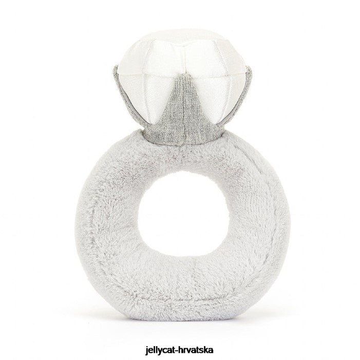 Jellycat zabavan sivi dijamantni prsten 530 igračka