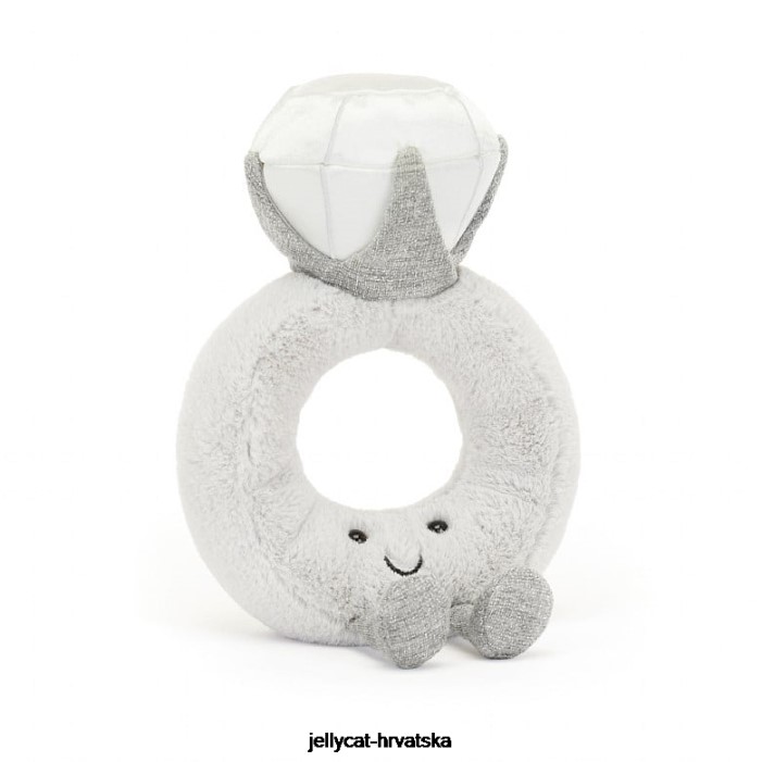 Jellycat zabavan sivi dijamantni prsten 535 igračka