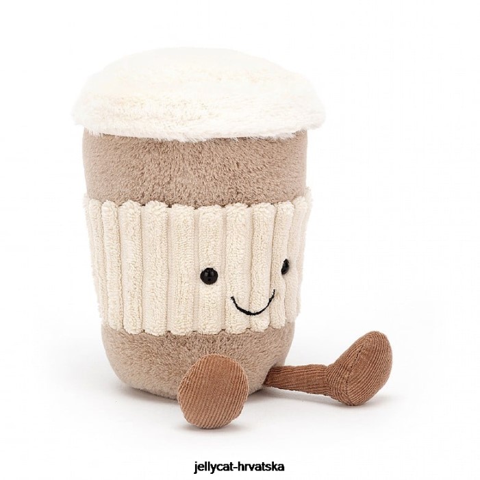 Jellycat zabavna kava za ponijeti bež 675 igračka