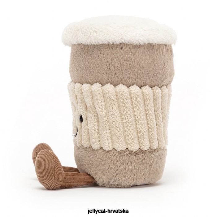 Jellycat zabavna kava za ponijeti bež 675 igračka