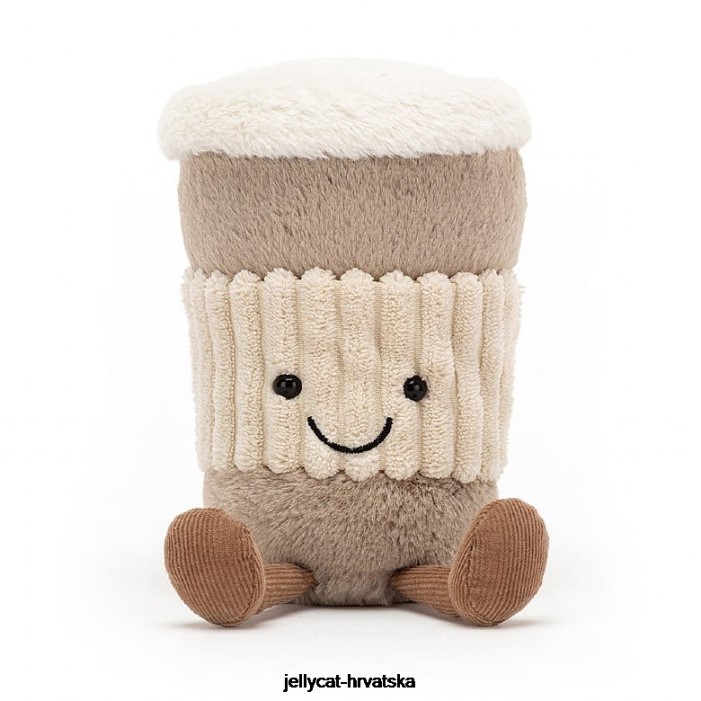 Jellycat zabavna kava za ponijeti bež 675 igračka