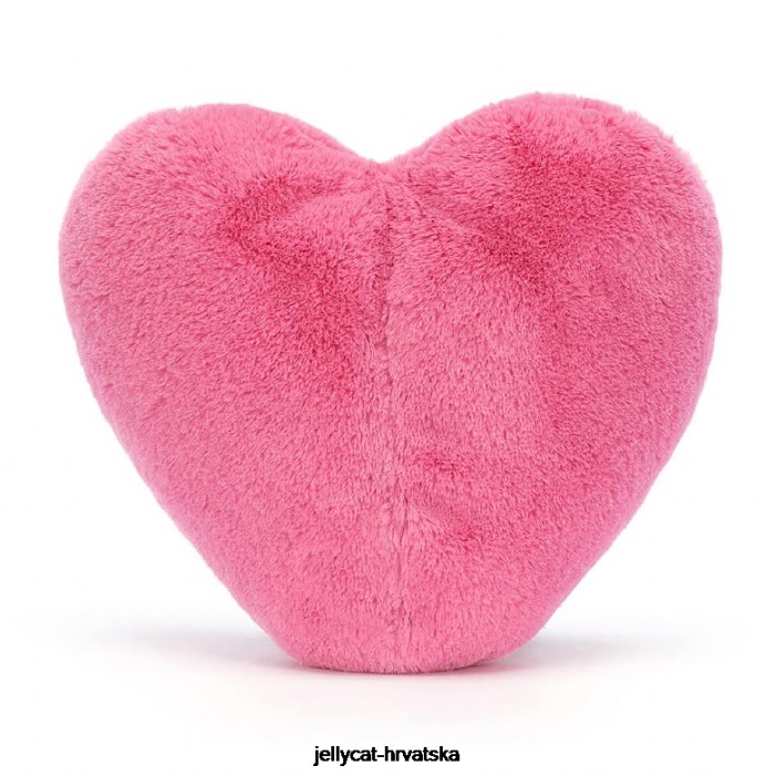 Jellycat zabavno ružičasto vruće srce 22 igračka