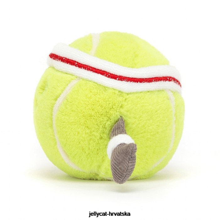 Jellycat zabavna sportska teniska loptica zelena 28 igračka