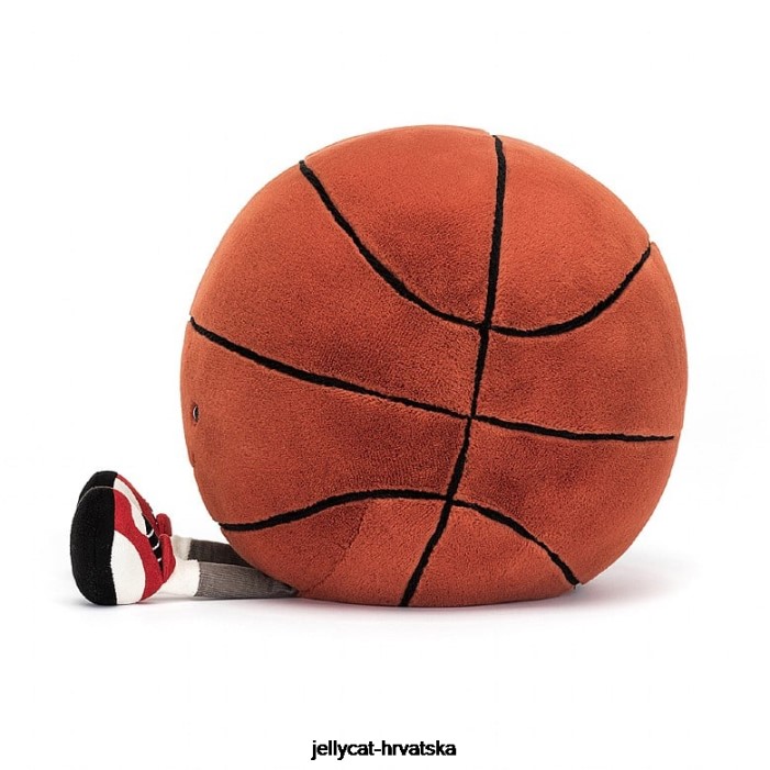 Jellycat zabavni sportovi košarka narančasta 165 igračka
