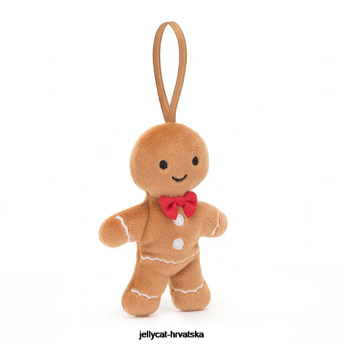 Jellycat festive folly medenjak fred bež 671 igračka
