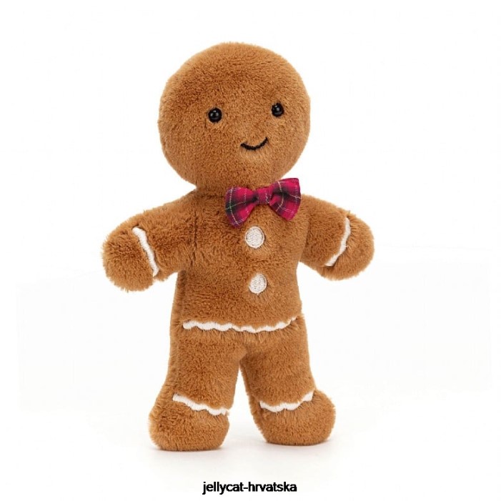 Jellycat jolly gingerbread fred bež 14 igračka