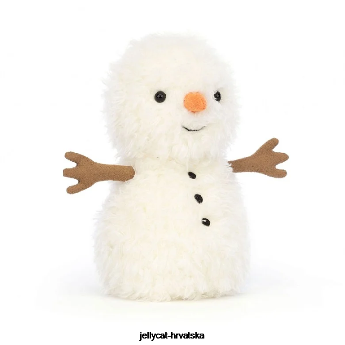 Jellycat mali snjegović krema 218 igračka