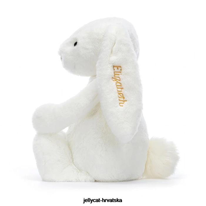 Jellycat personalizirani sramežljivi luksuzni zeko luna ogromni bijeli 715 igračka