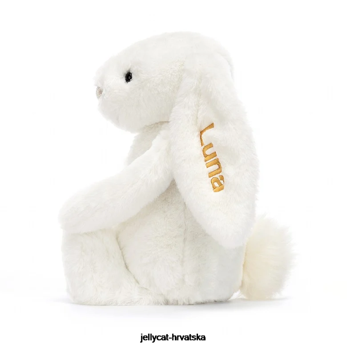 Jellycat personalizirani sramežljivi luxe zeko luna srednje bijela 228 igračka