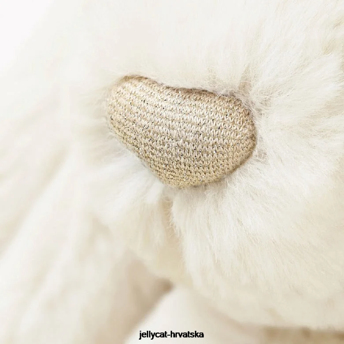 Jellycat personalizirani sramežljivi luxe zeko luna srednje bijela 228 igračka