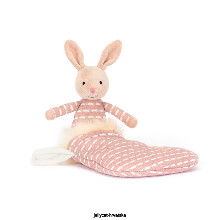 Jellycat shimmer stocking bunny bež 443 igračka