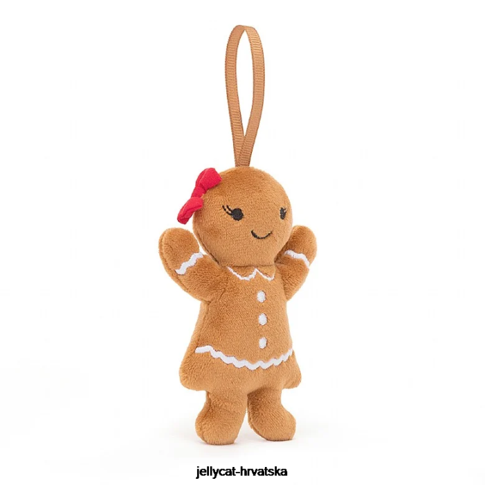Jellycat svečana ludost medenjak rubin bež 627 igračka