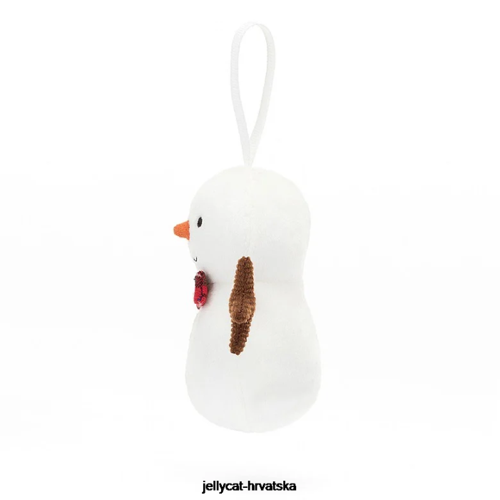 Jellycat svečana ludost snjegović bijeli 30 igračka