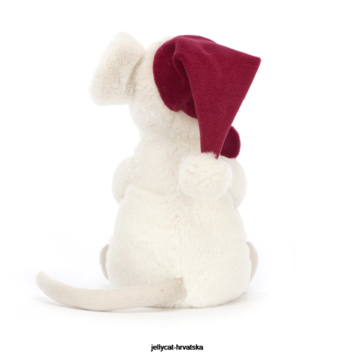 Jellycat veseli miš skijanje zeleni 233 igračka