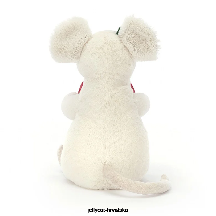 Jellycat veseli miš skijanje zeleni 233 igračka