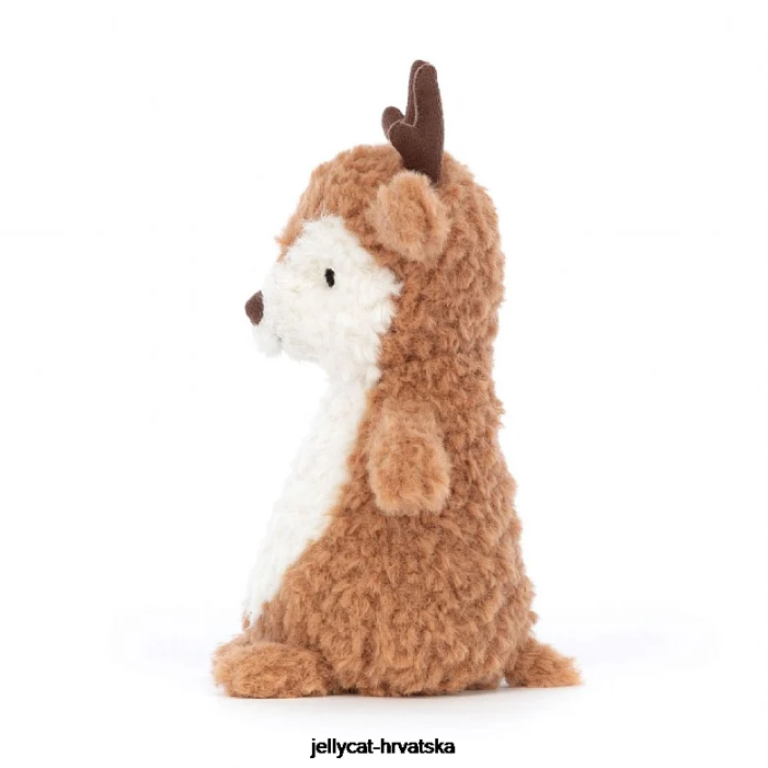 Jellycat wee reindeer brown 666 igračka