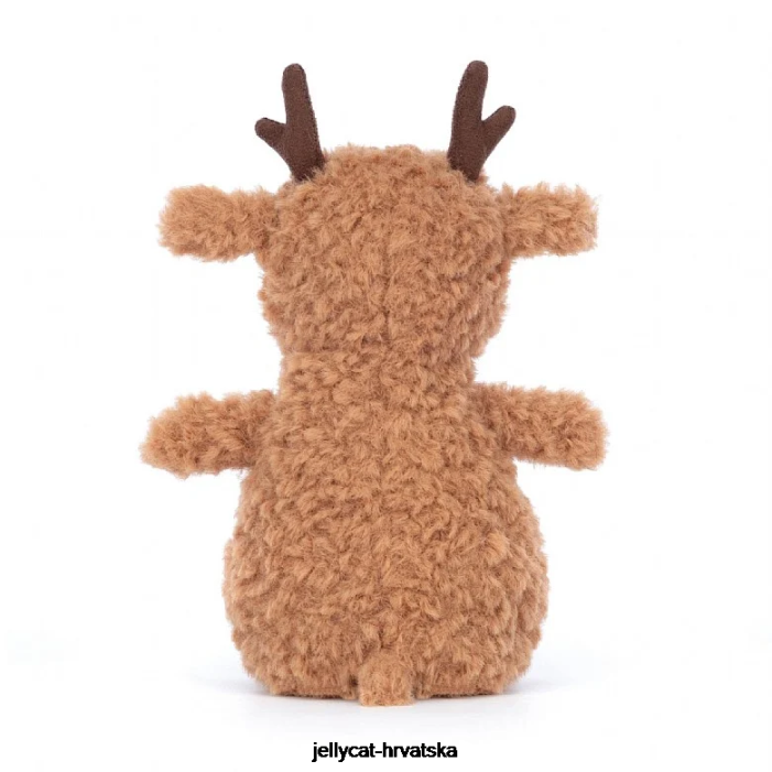 Jellycat wee reindeer brown 666 igračka