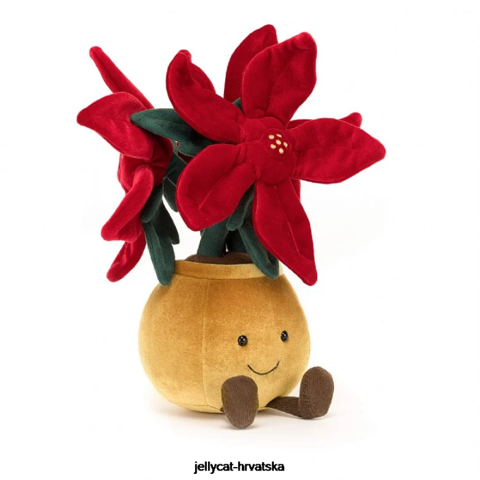 Jellycat zabavna božićna zvijezda višebojna 209 igračka
