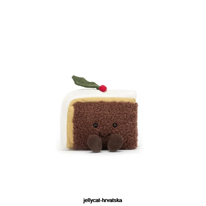 Jellycat zabavna kriška božićnog kolača u više boja 199 igračka