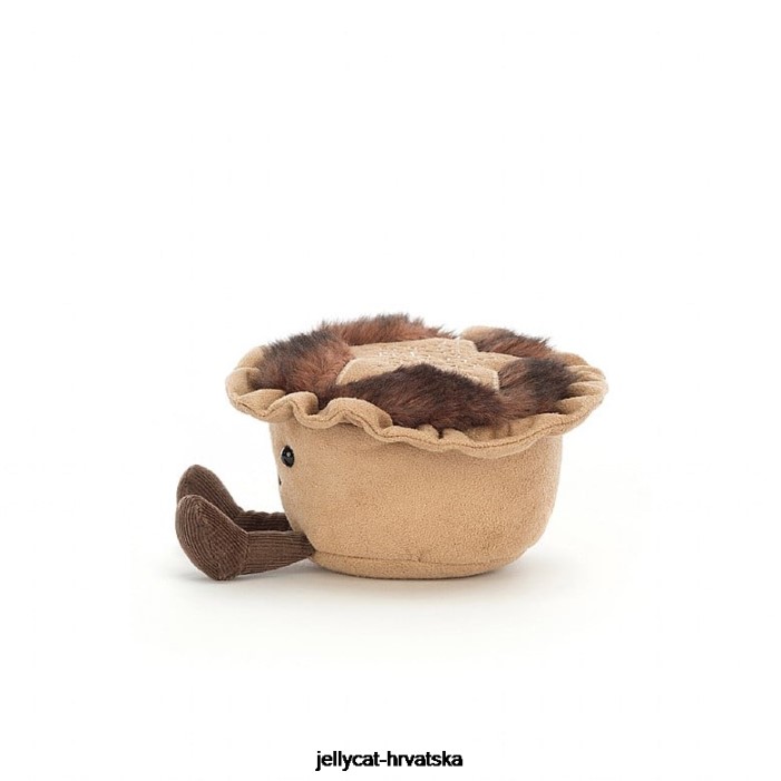 Jellycat zabavna pita od mljevenog mesa tan 54 igračka