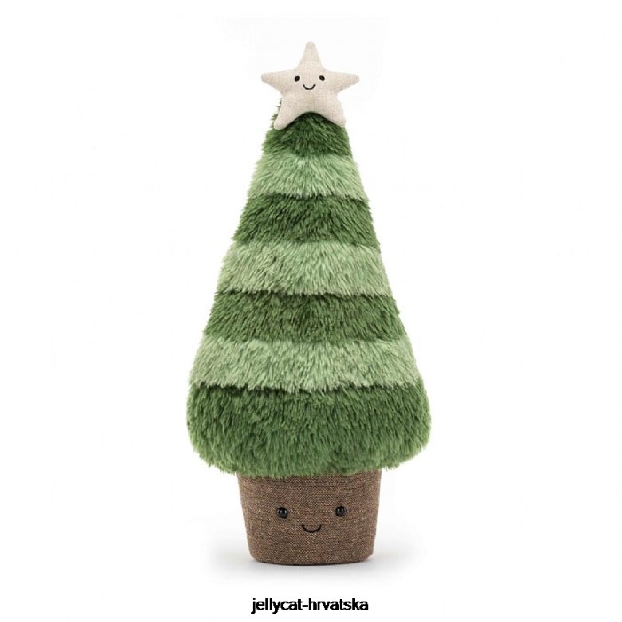 Jellycat zabavno nordijska smreka božićno drvce zelena 1 igračka