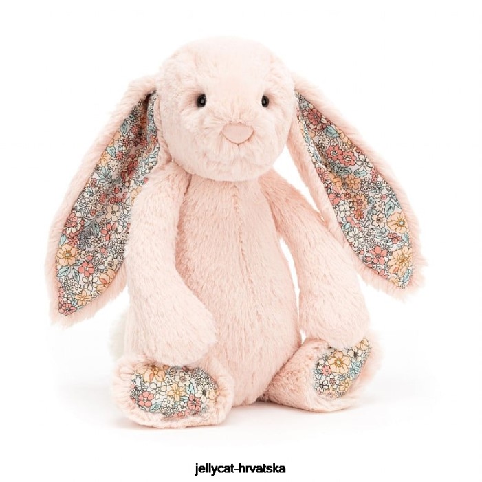 Jellycat blossom rumenilo bunny breskva 487 igračka