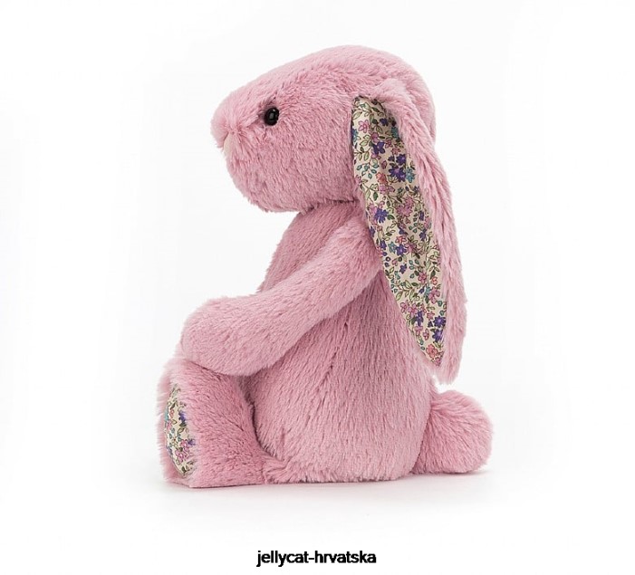 Jellycat cvjetati tulipan zečić ružičast 492 igračka