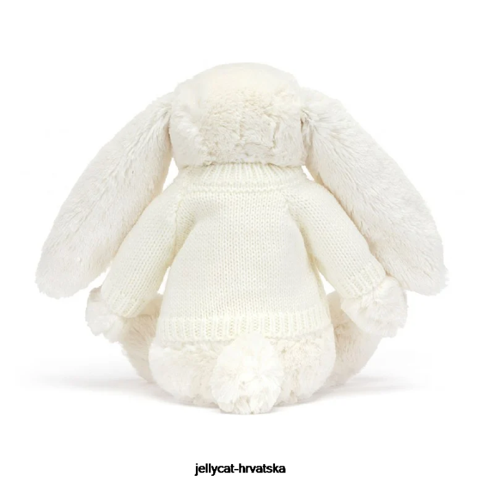 Jellycat rascvjetani zeko s personaliziranim kremom 594 igračka