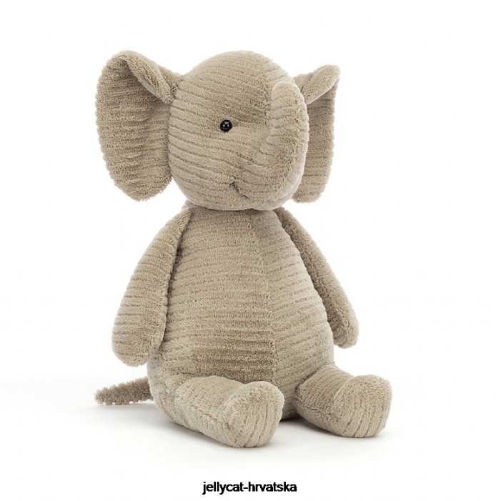 Jellycat quaxy slon siva 427 igračka