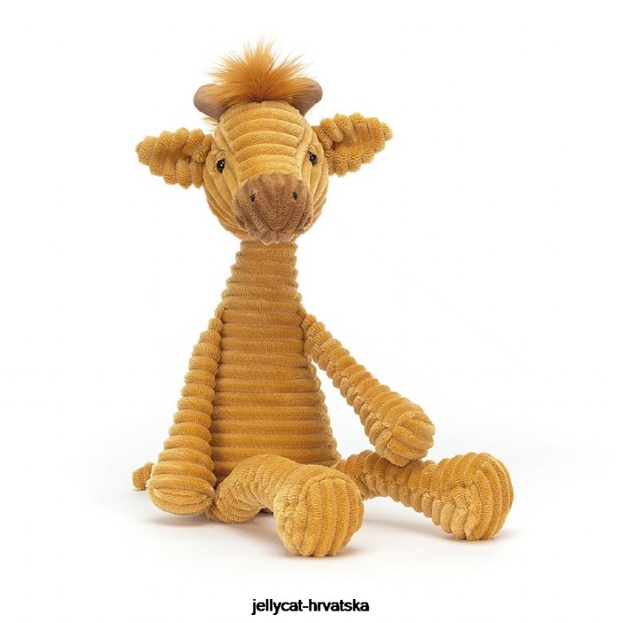 Jellycat rebrasta žirafa žuta 369 igračka