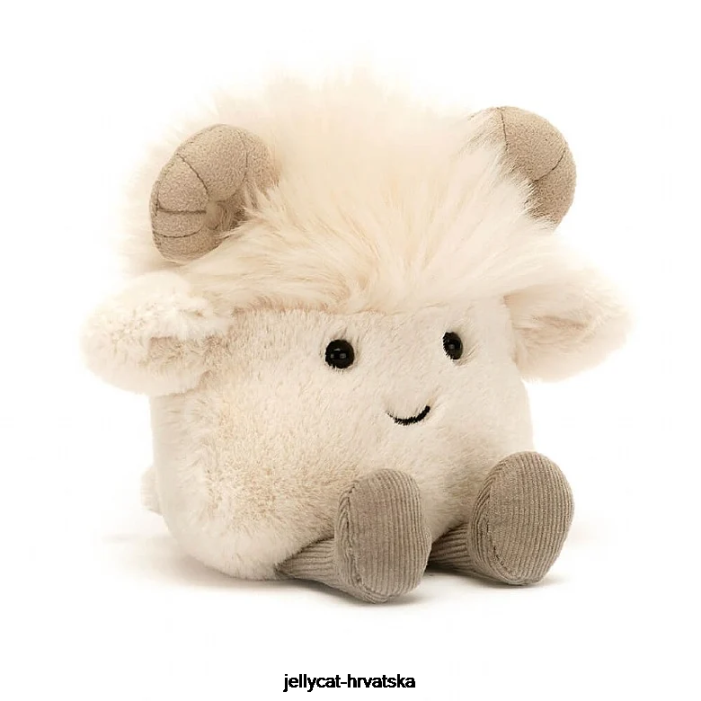 Jellycat amuseabean ram krema 115 igračka