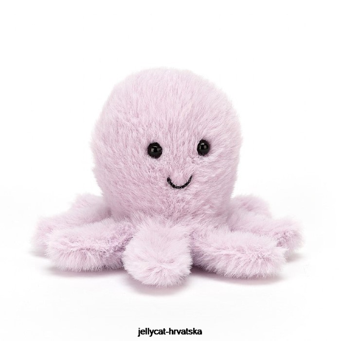 Jellycat pahuljasta hobotnica ljubičasta 623 igračka