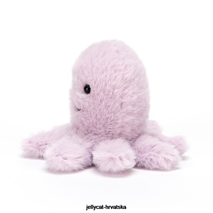 Jellycat pahuljasta hobotnica ljubičasta 623 igračka