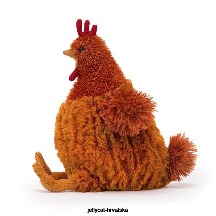 Jellycat cecile piletina smeđa 36 igračka